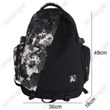 Grabluxury School Backpacks Cool Men Graffiti Backpack Camouflage Laptop Book Boy School Bag Women Student Backpack for Colleges